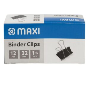 Binder Clips Clamps 32mm Box of 24