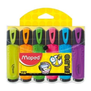 Maped Fluo Peps Classic Highlighters Pack of 6